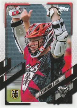 2021 Topps Premier Lacrosse League First Edition #27 Ryan Smith Front